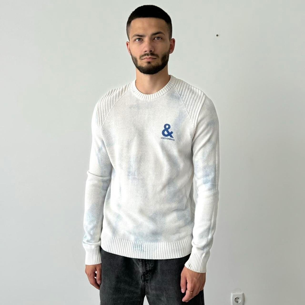 Vintage 00s Dolce & Gabbana Painted Sweater – Thepuregarb