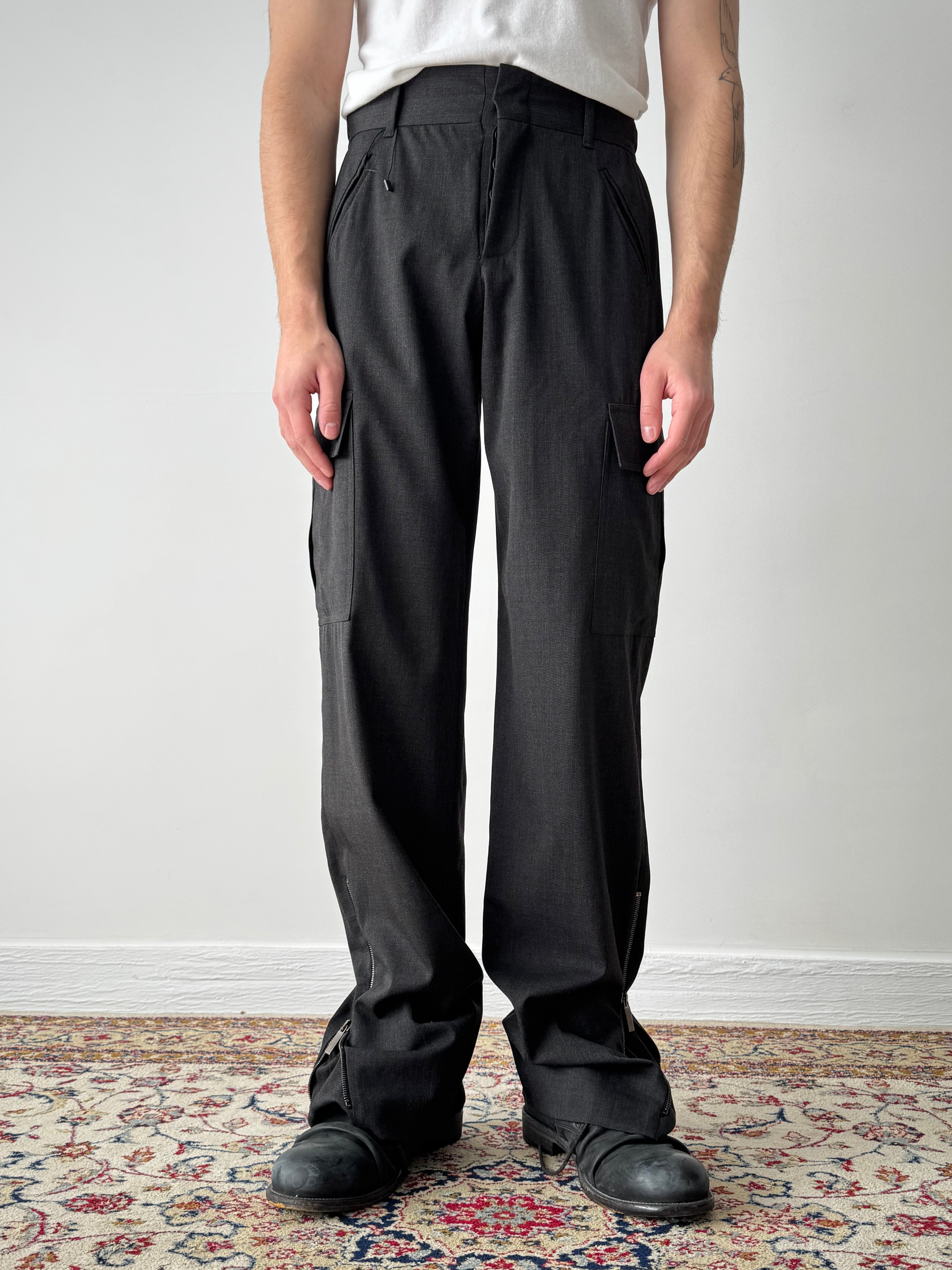 1998 Gucci by Tom Ford Wool Cargo Trousers – thepuregarb