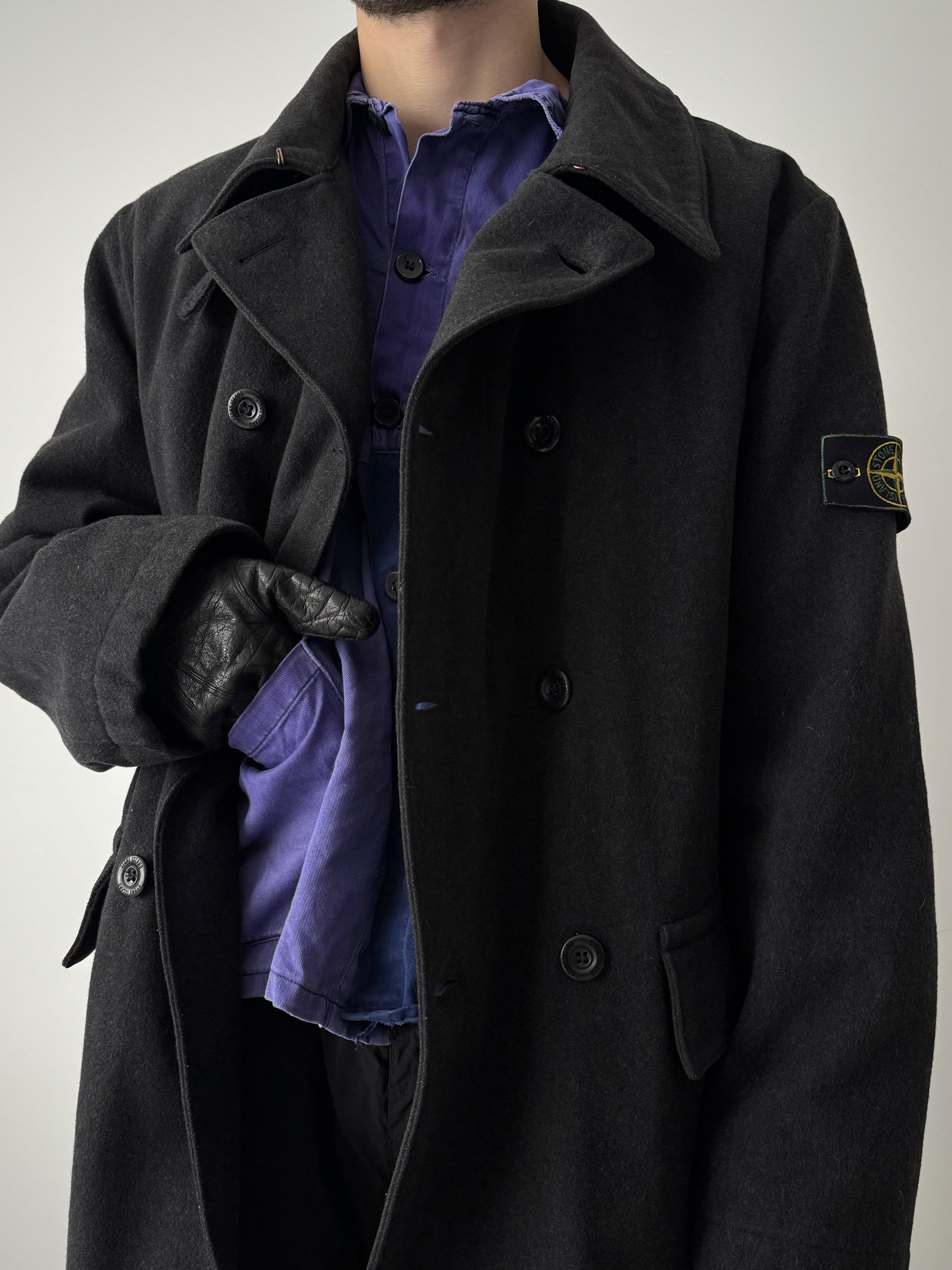 AW1998 Stone Island Wool Pea Coat – Thepuregarb