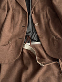 1960s German Women’s Two Piece Wool Skirt Suit