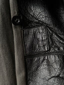 1942 Dated Swiss Army Belted Leather Trench Coat