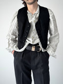 1920s European Double Breasted Waistcoat