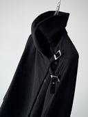 1990s Thierry Mugler Asymmetric Cape Coat