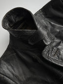 1940s German Officer Pigskin Leather Trench Coat