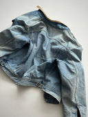 1980s Lee Storm Rider Faded Lined Denim Jacket