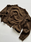 1930s German Women's Thrashed Wool Cardigan