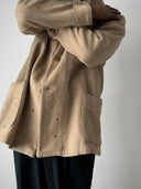 1950s England 'Harrods' HBT Tweed Thrashed Coat