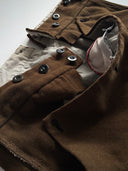 1940s German Fall Front Wool Trousers