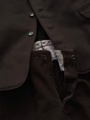 1930s German Work Two Piece Brown Winter Suit