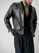 1940s Austrian Motorcycle Leather Jacket