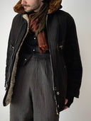 1980s Soviet 'VVS' Pilot Sheepskin Winter Jacket