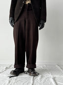 1930s German Work Two Piece Brown Winter Suit