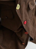 1960s Swedish Army Work Brown Jacket