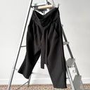 K Garçon Deux Women’s Japan Black Belted Cropped Trousers