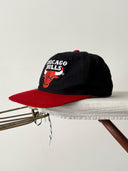 Vintage 90s NBA Chicago Bulls by Starter Wool Snapback Cap