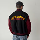 Vintage 80s NFL Warriors by Delong USA Varsity Bomber Jacket