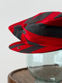 1960s Vintage Men's European Red Striped Retro Flat Cap