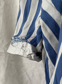 1930s French Women’s Bespoke Short Sleeve Striped Blazer