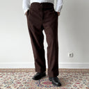 1920s French Workwear ‘Boro’ Buckle Back Faded Winter Pants