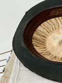 1940s Herbert Johnson England Black Bowler Hat