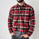 Saint Laurent Paris 2018 Cotton Checked Flannel Shirt