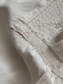 1900s Antique Edwardian French Dress Long Smock Shirt