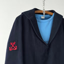 1961 Dated French Navy Wool Sailor Smock