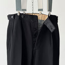 1940s European Black Double Breasted Bespoke Wool Suit