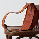 1960s Vintage Swiss Made Leather Waist/Shoulder Bag