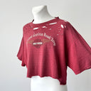 Vintage Harley Davidson Sacramento Thrashed Cropped T-Shirt