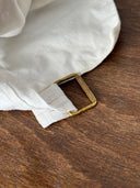 1950s Vintage European Waffle Cream Ripped Waistcoat