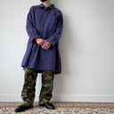 1950s Swiss Workwear Railway Smock Long Jacket