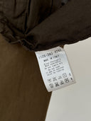 Ten C Double Breasted Belted Khaki Long Trench Coat