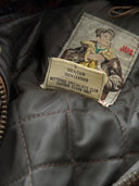 Vintage 80s Jacques Vincent Pour Japa A2 Leather French Jacket