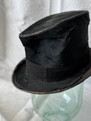 Art Deco Antique Victorian British Fur Top Hat