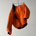 Vintage 00s Rushmoon Metal Band MA-1 Flyer's Reversible Bomber Jacket