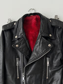 Vintage 70s Texman Womens Biker Motorcycle Leather Lined Punk Rock Jacket