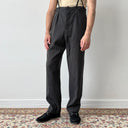 1950s Vintage British ‘Moss Bros’ Morning Striped Suspender Trousers