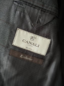Canali Exclusive Super 150’s Two Button Grey Wool Two Piece Suit