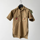 1950s Vintage British Boy Scouts Button Shirt