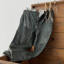 WW2 Era Swiss Army Boro Style Faded Repaired Pants