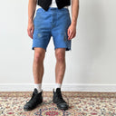1970s Vintage French Workwear Sanfor Faded Thrashed Heavy Shorts