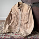 Vintage Emporio Armani Women’s Utility Tan Velour Jacket