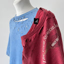 Vintage Harley Davidson Sacramento Thrashed Cropped T-Shirt