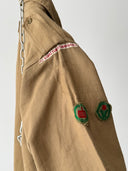 Vintage Original 1940s WW2 British Boy Scouts ‘Bukta’ Button Short Sleeve Shirt