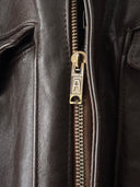 Vintage 80s Jacques Vincent Pour Japa A2 Leather French Jacket