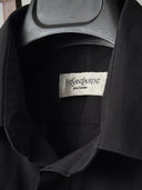 2000s Yves Saint Laurent YSL Pour Homme Black Button Shirt