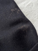 Vintage 1950s British Railway Work Fishtail Navy Wool Trousers