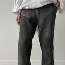 WW2 Era Swiss Army Boro Style Faded Repaired Pants