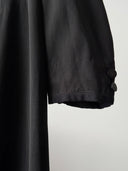 Antique ≈1920s French ‘Solide’ Buttons Black Cassock Jacket